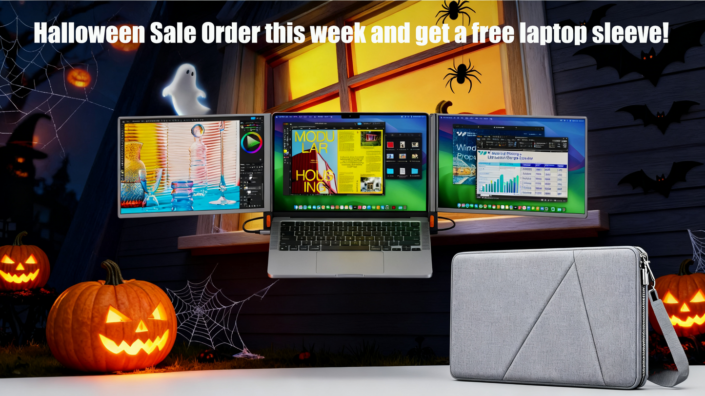 ACEELE: World First 4K Smart Portable Quad Monitor