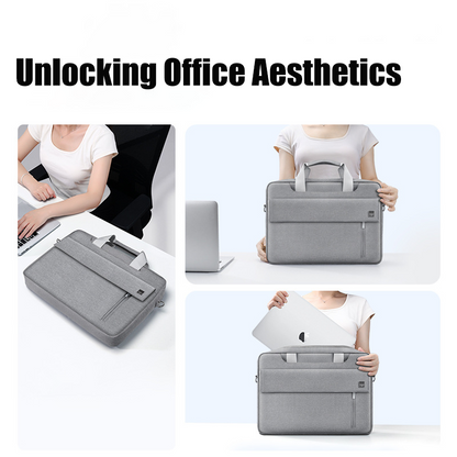 Fleece-Lined Shock-Resistant Premium Laptop Case