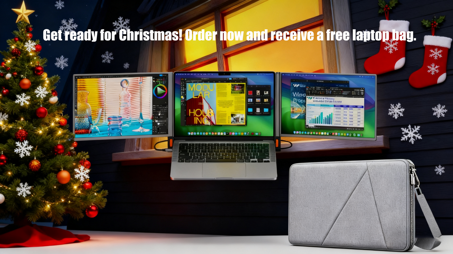 ACEELE: World First 4K Smart Portable Quad Monitor