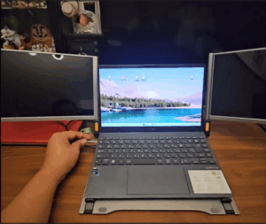 ACEELE: World First 4K Smart Portable Quad Monitor